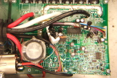 Interior of Headline controller after modifications.